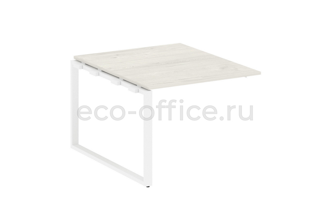 Проходной наборный элемент переговорного стола METAL SYSTEM STYLE БО.ППРГ-1 Дуб Наварра / Белый металл  стоимость