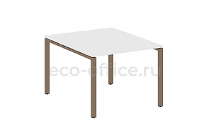 Стол переговорный (1 столешница) METAL SYSTEM STYLE БП.ПРГ-1.1 Белый / Мокко металл фото
