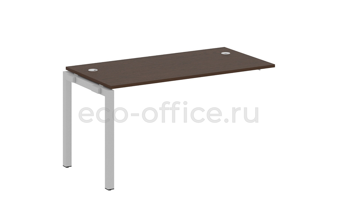 Проходной наборный элемент METAL SYSTEM QUATTRO 5x5 50БП.ПРС-СП-1.3 Венге Цаво / Серый металл купить в Москве