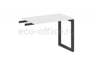 Приставной элемент на О-образном м/к METAL SYSTEM QUATTRO 5x5 50БО.ПР-3 Белый / Антрацит металл фото