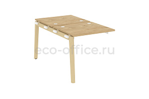 Наборный элемент рабочей станции на 2 рабочих места ONIX WOOD OW.2.NRS-0.7 Тиквуд Светлый / Дуб Светлый фото