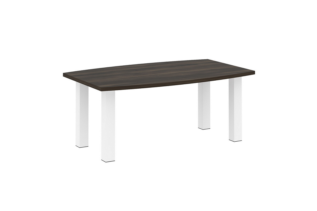 стол переговорный yalta lt.sp-3 дуб мали / белый металл фото