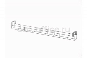 Лоток для проводов узкий САНЬЯНА 511076 Серый металл фото