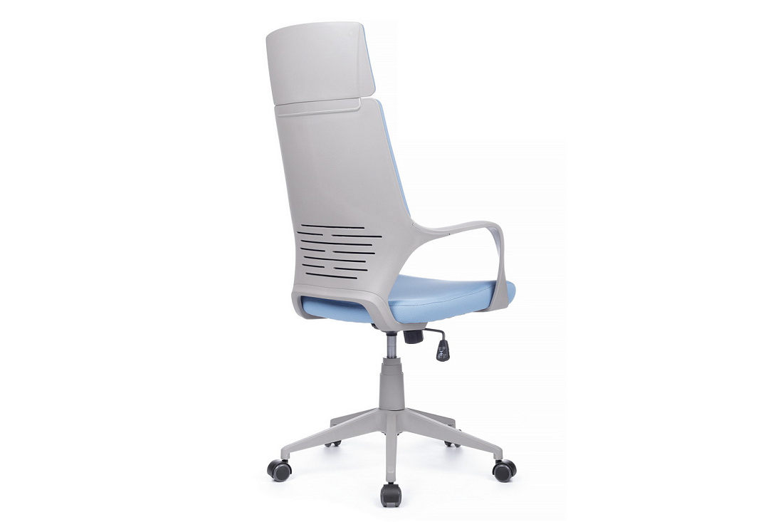 Кресло офисное RV Chair IQ RV 8989 Серый пластик / Синяя ткань  стоимость