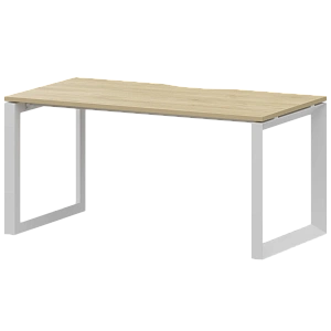 Стол на металлокаркасе Protech НТМП.О-140 Баттл Рок/Белый фото