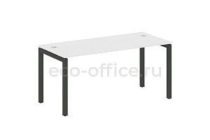 Стол письменный METAL SYSTEM QUATTRO 5x5 50БП.СП-4 Белый / Антрацит металл фото