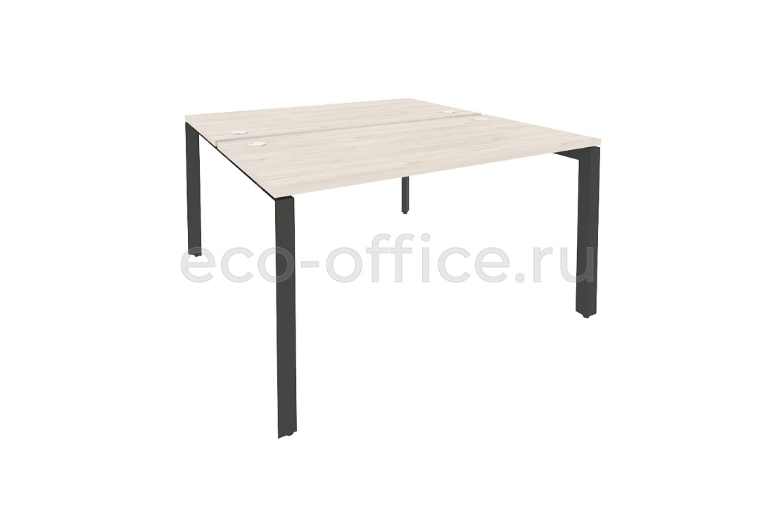 Рабочая станция на П-образном м/к ONIX O.MP-D.RS-2.3.7 Денвер Светлый / Антрацит металл купить в Москве