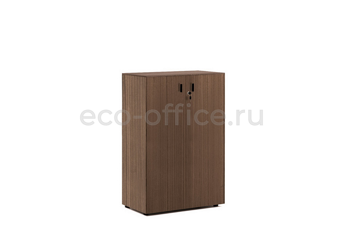 Шкаф средний EXE 101 713 WAL 09 Орех / Черный купить в Москве