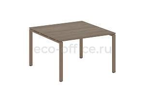 Стол переговорный (1 столешница) METAL SYSTEM STYLE БП.ПРГ-1.2 Вяз Благородный / Мокко металл фото