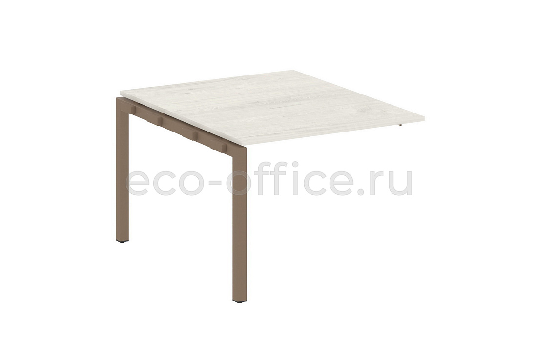Проходной наборный элемент переговорного стола METAL SYSTEM QUATTRO 5x5 50БП.ППРГ-1 Дуб Наварра / Мокко металл  стоимость