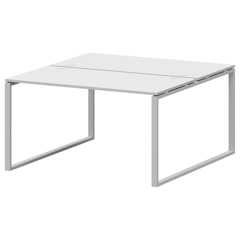 бенч двойной на 2 рабочих места protech амб.о-005.60 белый/белый фото