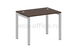 Стол письменный METAL SYSTEM QUATTRO 5x5 50БП.СП-1 Венге Цаво / Серый металл фото