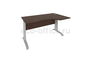 Стол криволинейный правый RIVA Metal ПЛ.СА-2 (R) Венге Цаво фото