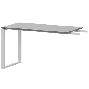 Бриф-приставка на металлокаркасе Protech АМ.О-120.60 Серый/Белый фото