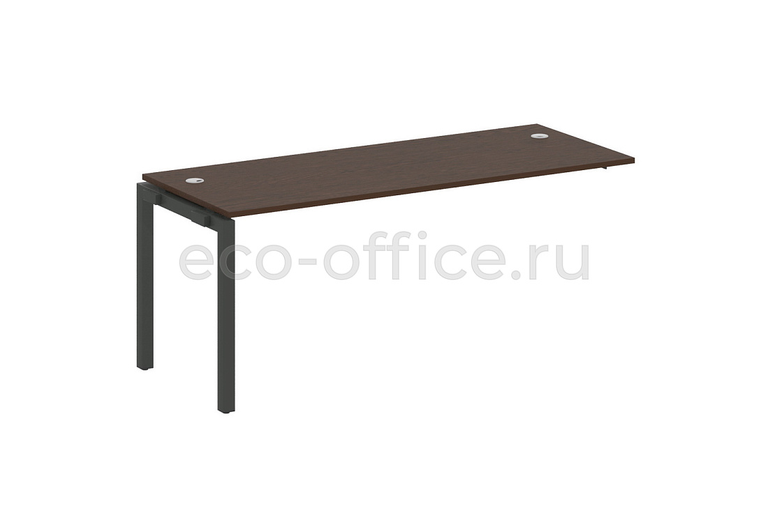 Проходной наборный элемент METAL SYSTEM QUATTRO 5x5 50БП.ПРС-СП-1.5 Венге Цаво / Антрацит металл купить в Москве