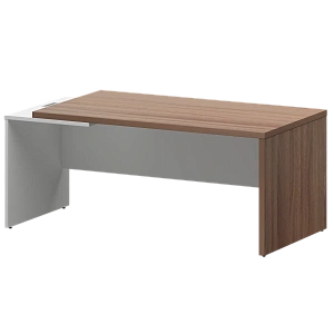 Стол руководителя левый Protech KZ-18L Темный шимо/Белый фото