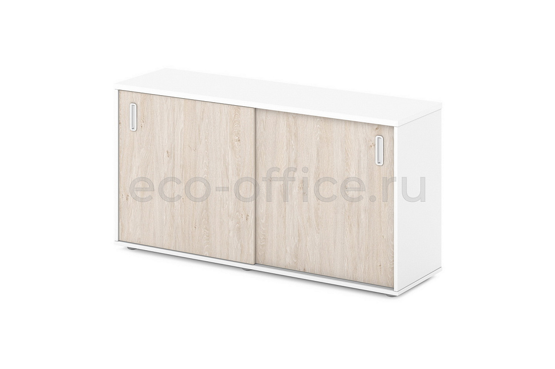Шкаф-купе низкий SENTIDA S-68 Белый / Дуб Верцаска светлый  стоимость