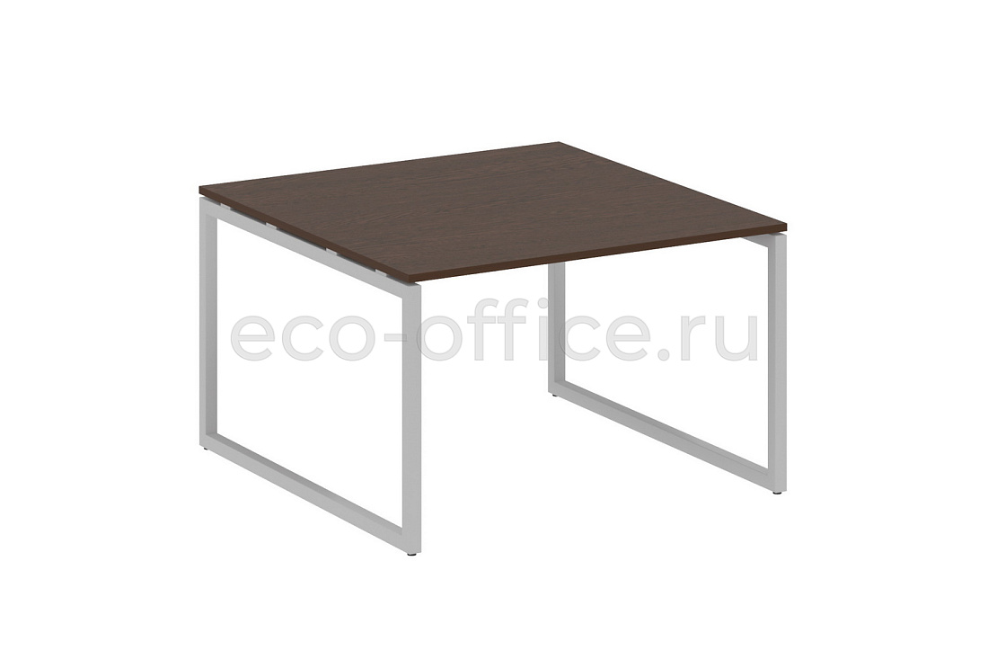 Стол переговорный (1 столешница) METAL SYSTEM QUATTRO 4x4 40БО.ПРГ-1.2 Венге Цаво / Серый металл  стоимость