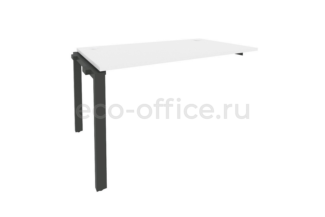 Наборный элемент рабочей станции на П-образном м/к ONIX O.MP-1.NRS-3.8 Белый Бриллиант / Антрацит металл   стоимость