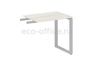 Приставной элемент на О-образном м/к METAL SYSTEM STYLE БО.ПР-2 Дуб Наварра / Серый металл фото