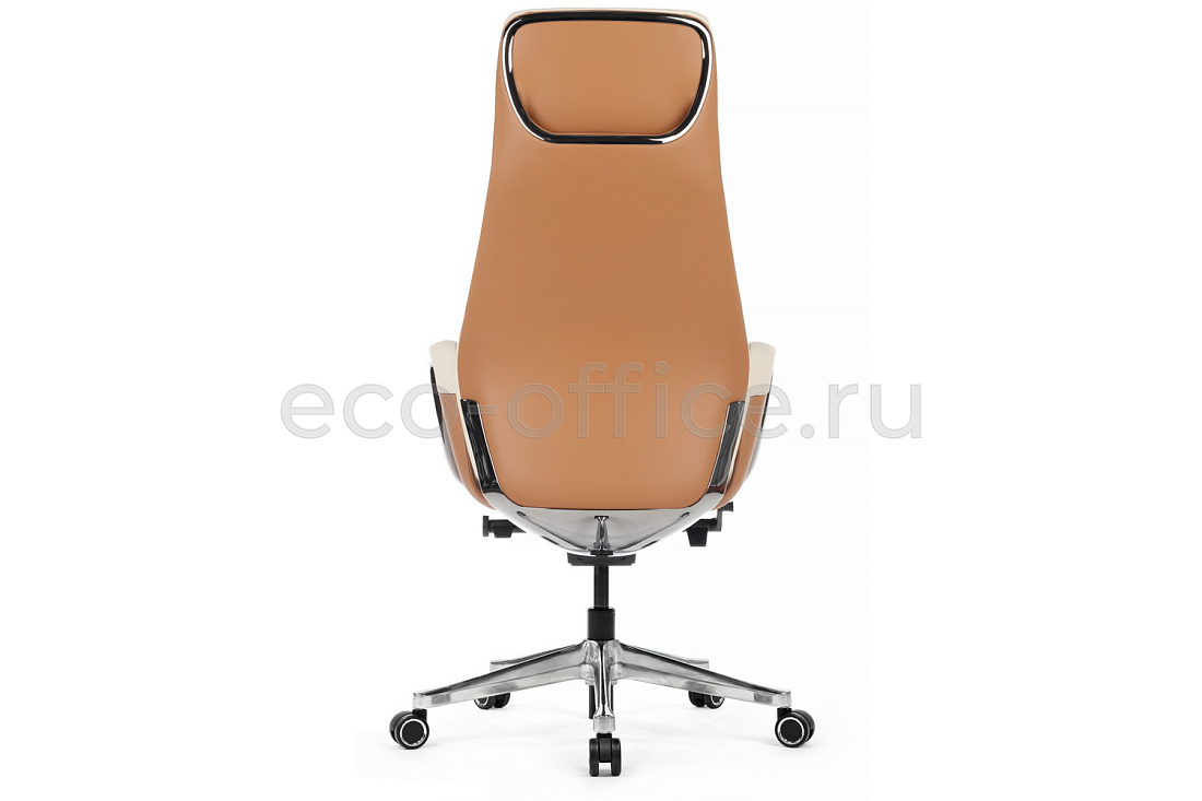 Кресло руководителя RV Design NAPOLI YZPN-YR020 Бежевая кожа  стоимость