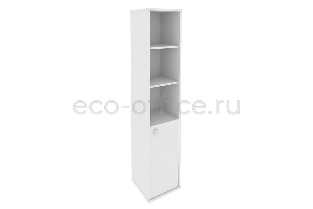 Шкаф высокий узкий правый STYLE Л.СУ-1.1 (R) Белый купить в Москве