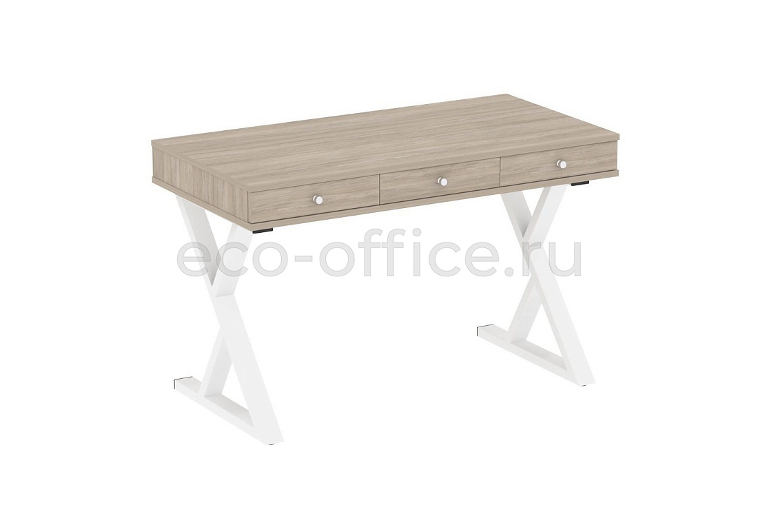 Стол на металлокаркасе HomeOffice VR.SP-1-118.M white Дуб Аттик  стоимость