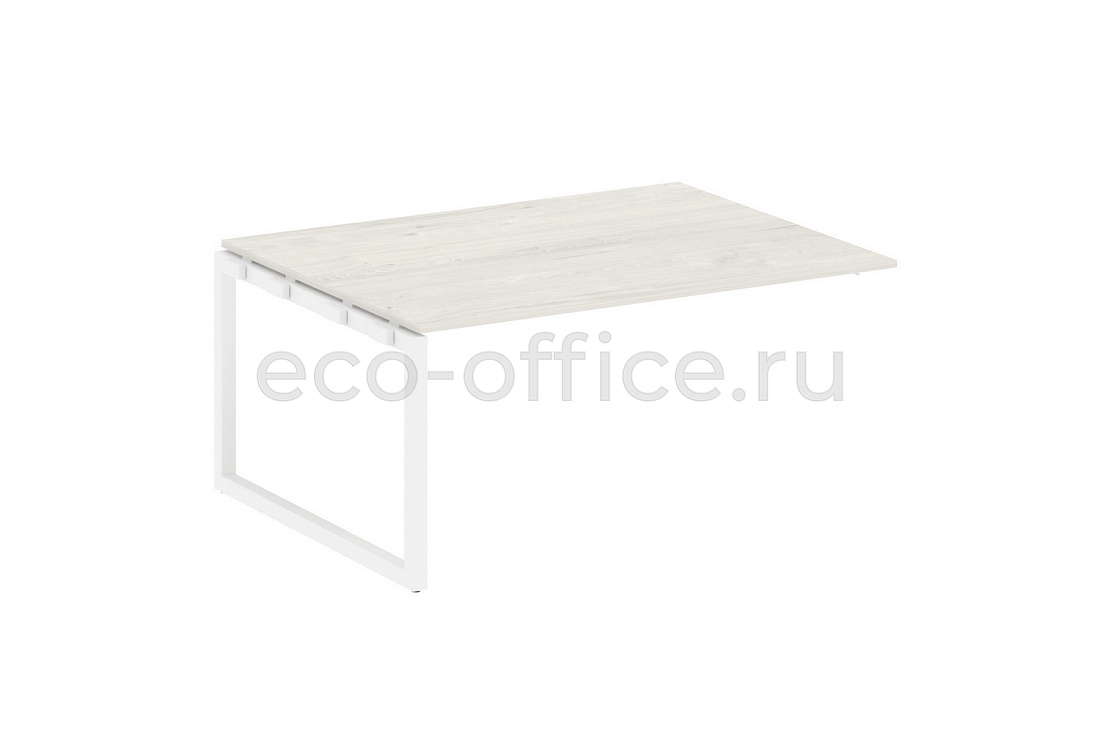 Проходной наборный элемент переговорного стола METAL SYSTEM QUATTRO 5x5 50БО.ППРГ-4 Дуб Наварра / Белый металл  стоимость