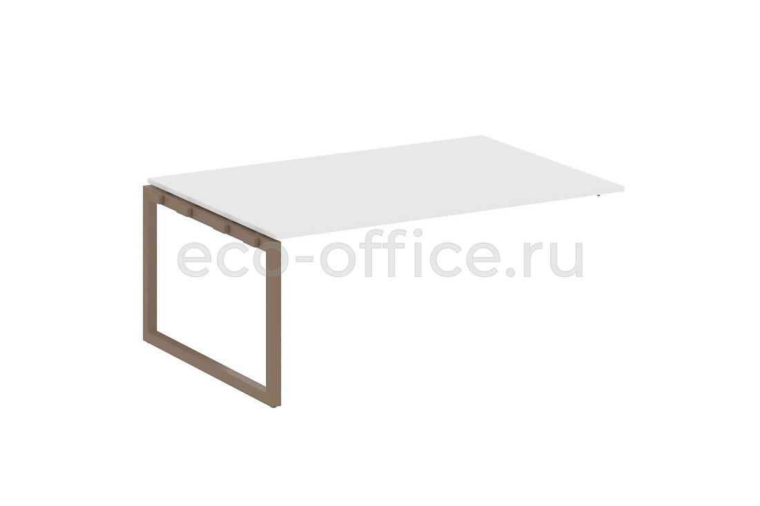 Проходной наборный элемент переговорного стола METAL SYSTEM QUATTRO 5x5 50БО.ППРГ-5 Белый / Мокко металл  стоимость