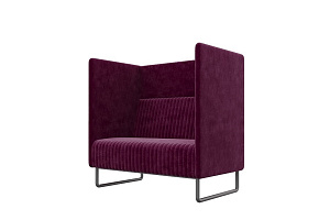 Диван одноместный BRONKS BROS-1 Микровельвет Velvet Lux 65 фото