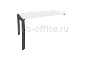Наборный элемент рабочей станции на П-образном м/к ONIX O.MP-1.NRS-4.8 Белый Бриллиант / Антрацит металл фото