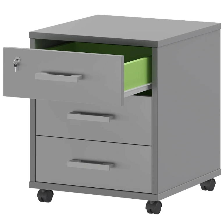 тумба подкатная protech атл-03 серый фото