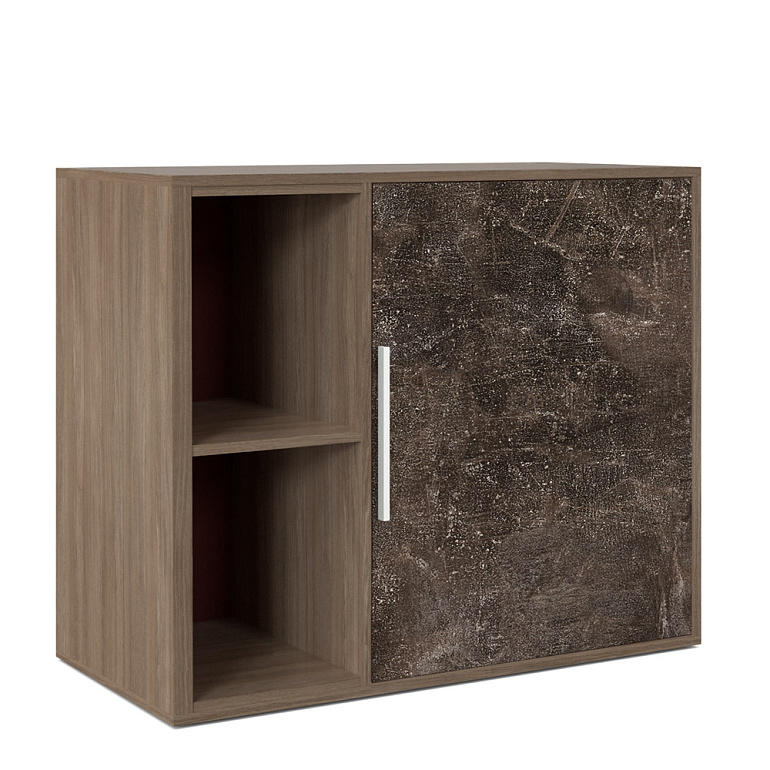 шкаф низкий с вертикальной нишей b-tone btn36151242 фото