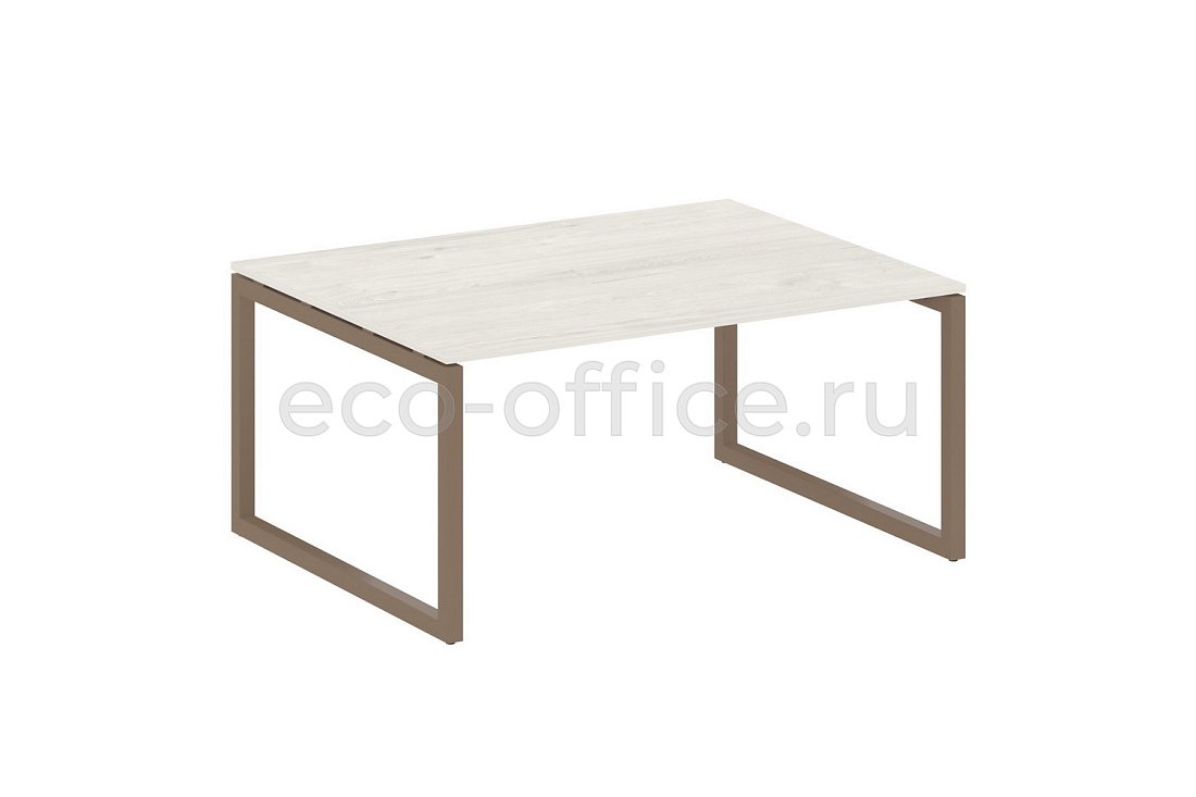 Стол переговорный (1 столешница) METAL SYSTEM QUATTRO 5x5 50БО.ПРГ-1.4 Дуб Наварра / Мокко металл  стоимость