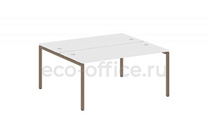 Рабочая станция METAL SYSTEM QUATTRO 4x4 40БП.РАС-СП-2.4 Белый / Мокко металл фото