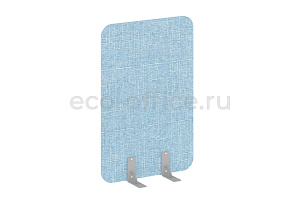 Перегородка на опорах с фетровыми подпятниками R-LINE SOFT AP.F-80-120 Рогожка Romeo 01 / Серый металл фото