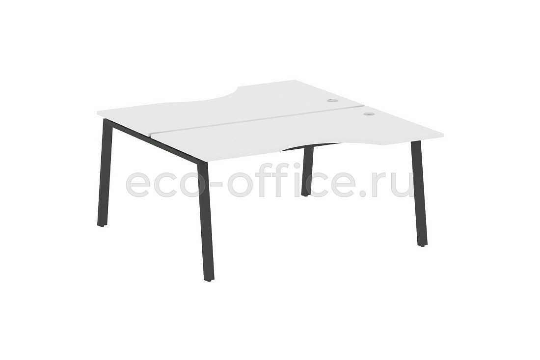 Рабочая станция криволинейная METAL SYSTEM STYLE БА.РАС-СА-2.1 Белый / Антрацит металл  стоимость