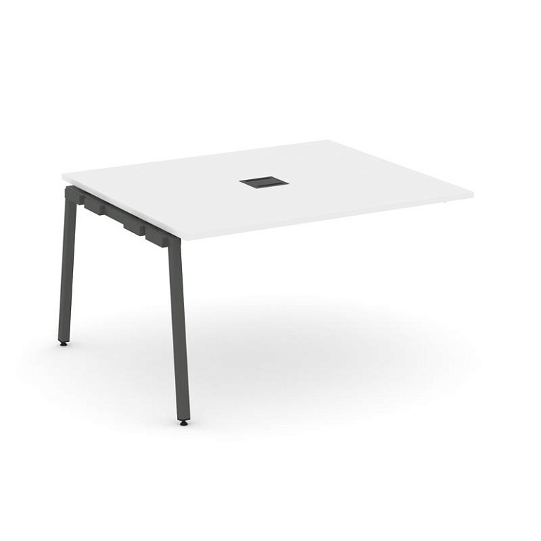 проходной наб. элем. перег. стола style project sn-4a.nsprg-034 белый/металл антрацит фото