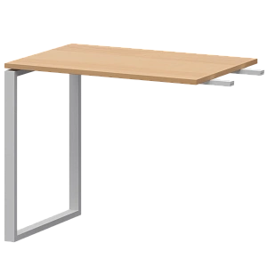 Бриф-приствка на металлокаркасе Protech АМ.О-090.60 Ольха/Белый фото