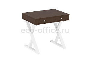 Стол на металлокаркасе HomeOffice VR.SP-1-79.M Венге Цаво / Белый металл фото