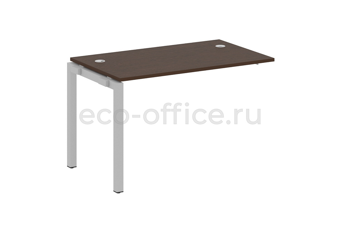 Проходной наборный элемент METAL SYSTEM QUATTRO 5x5 50БП.ПРС-СП-1.2 Венге Цаво / Серый металл купить в Москве