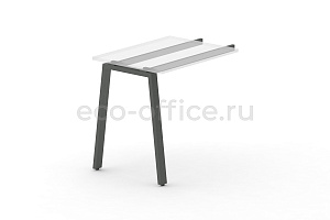 Металлокаркас на А-образной опоре 60х30 для приставки 600*600 Антрацит металл фото