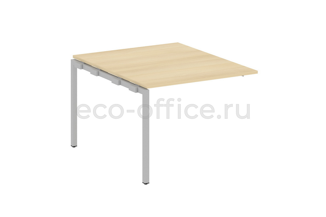 Проходной наборный элемент переговорного стола METAL SYSTEM QUATTRO 4x4 40БП.ППРГ-1 Акация Лорка / Серый металл  стоимость