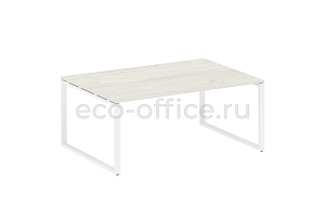 Стол переговорный (1 столешница) METAL SYSTEM STYLE БО.ПРГ-1.5 Дуб Наварра / Белый металл фото