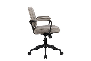 Кресло ECO-CHAIR CHESTER W-221T Серый велюр фото