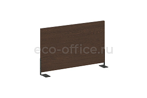 Экран для стола боковой L600 METAL SYSTEM STYLE Б.ЭКР-60 Венге Цаво / Антрацит металл фото