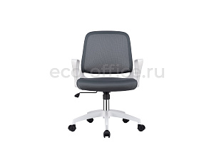 Кресло офисное RV Design W-158 Белый пластик / Серая сетка фото