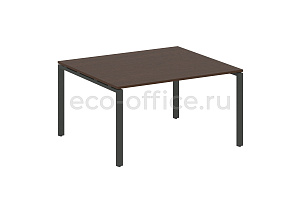Стол переговорный (1 столешница) METAL SYSTEM STYLE БП.ПРГ-1.3 Венге Цаво / Антрацит металл фото