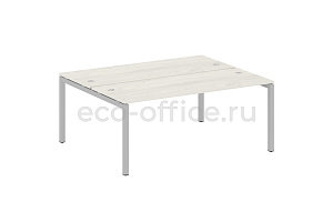 Рабочая станция METAL SYSTEM QUATTRO 5x5 50БП.РАС-СП-2.5 Дуб Наварра / Серый металл фото