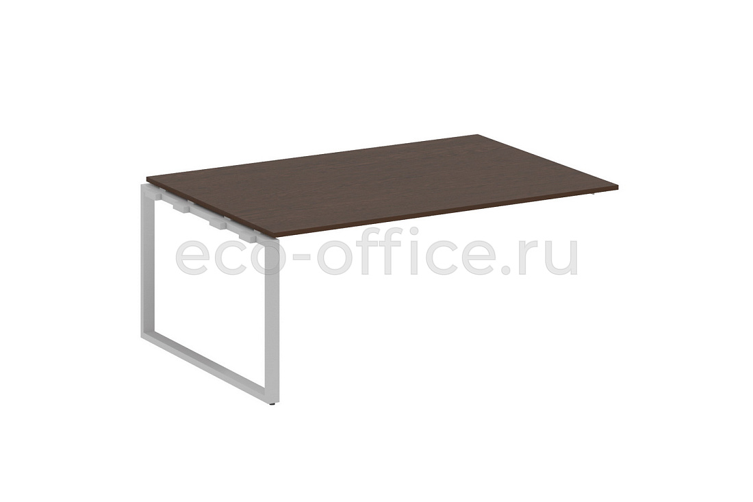 Проходной наборный элемент переговорного стола METAL SYSTEM STYLE БО.ППРГ-5 Венге Цаво / Серый металл  стоимость